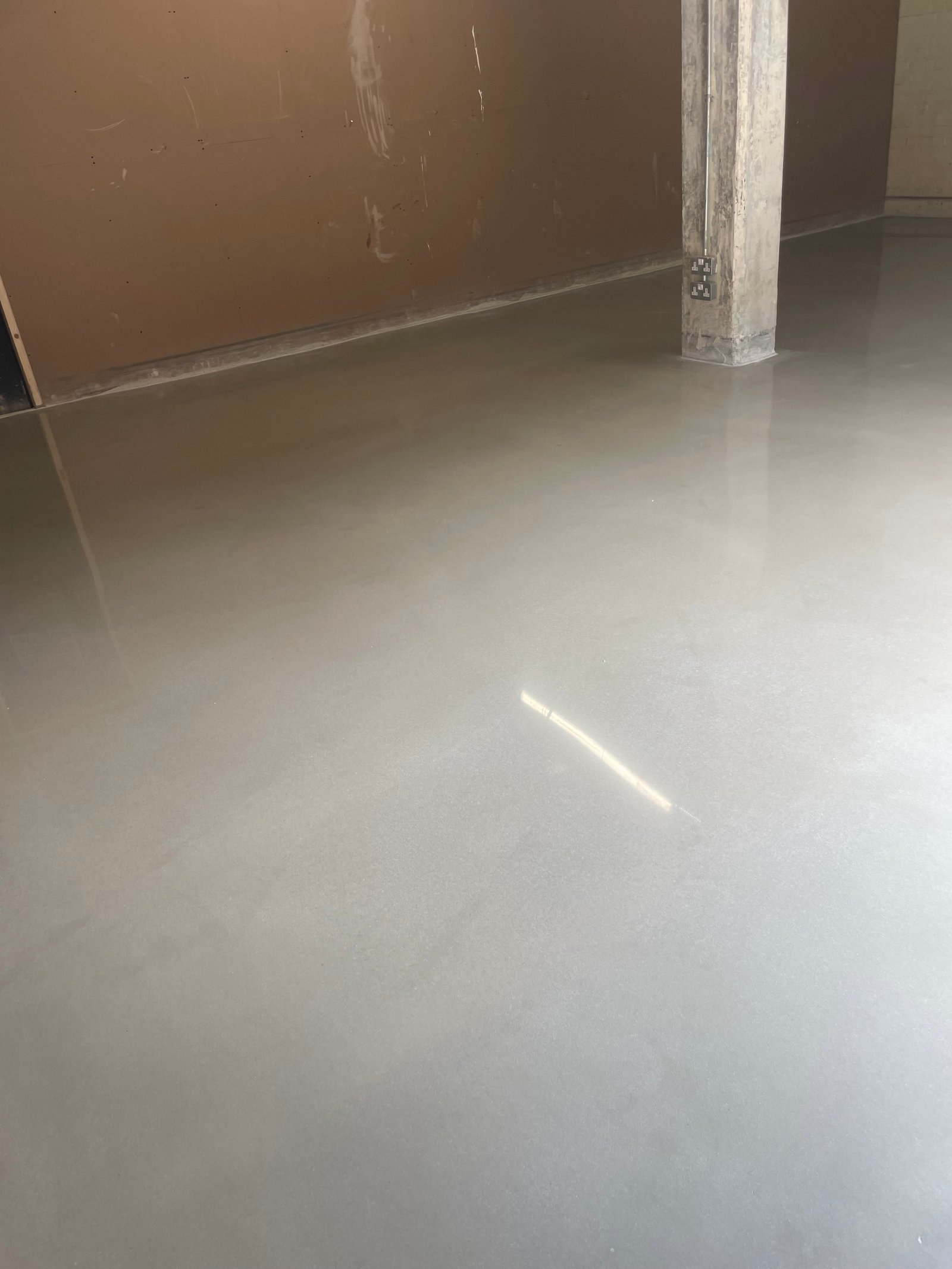 Concrete overlay smooth no-aggregate finish